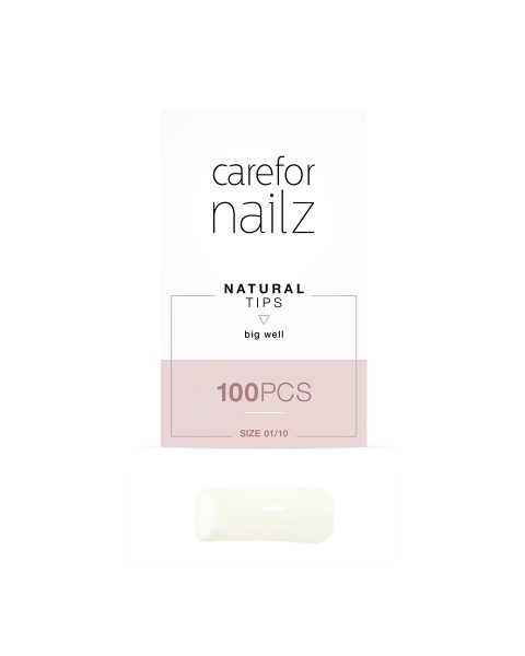 Natural-tips-big well-100-stuks